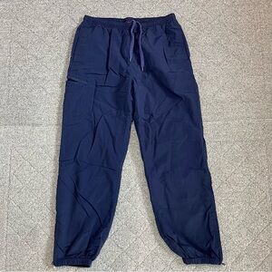 Supreme Nylon Track Pants Joggers Mens Size Medium Blue Mesh Lined Ankle Zip